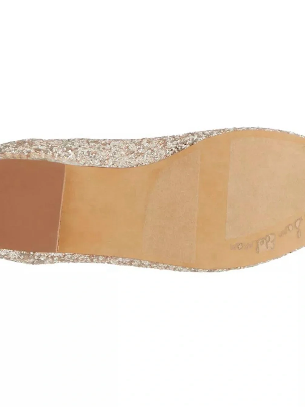 LIKE NEW Sam Edelman Girl’s Felicia Champagne Glitter Ballet Flats